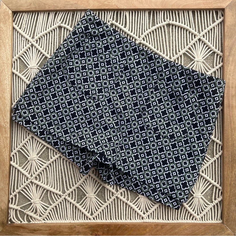 Maeve by Anthropologie Printed Mini Skort Size Medium